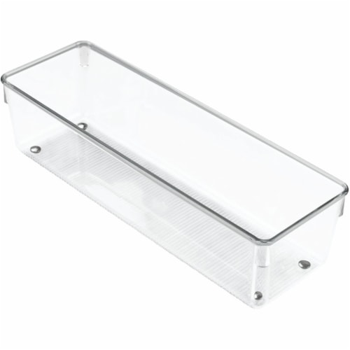 iDesign Clear Drawer Organizer Tray Perspective: front
