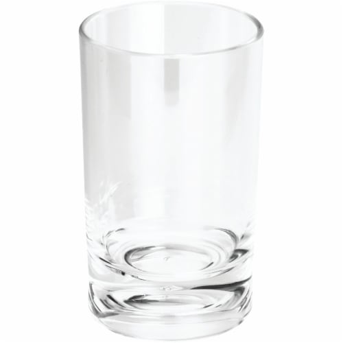 IDesign Eva Clear Acrylic Bath Tumbler 55320 Perspective: front