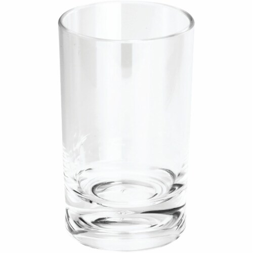 IDesign Eva Clear Acrylic Bath Tumbler 55320 Perspective: front