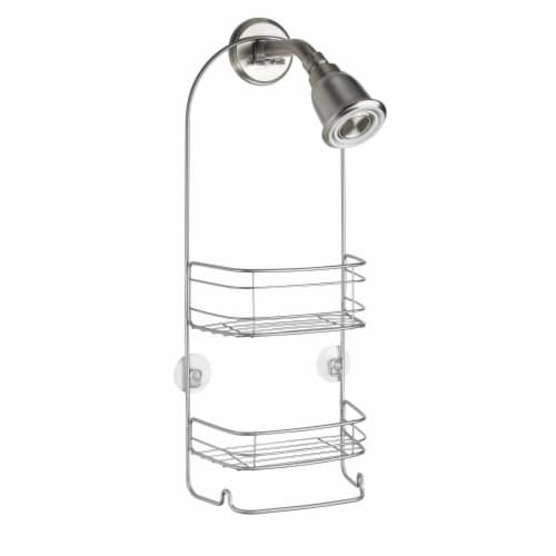 InterDesign Rondo Shower Caddy -  Nickel Perspective: front