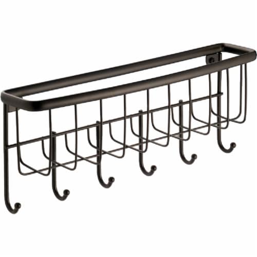 InterDesign Wall Mount Mail Holder Key Rack Perspective: front
