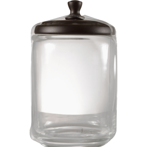 InterDesign York Apothecary Jar Perspective: front