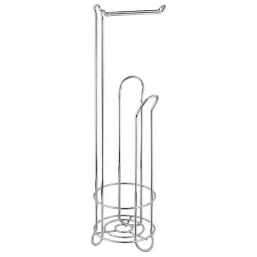 iDesign Classico Roll Stand Plus - Chrome Perspective: front