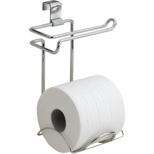 iDesign Chrome Classico Overtank Tissue Holder Perspective: front