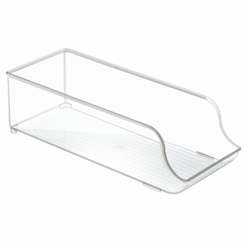 InterDesign Fridge Binz Soda Can Organizer - Clear Perspective: front