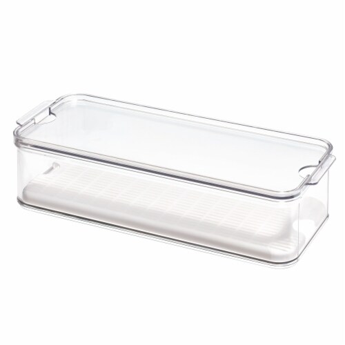 InterDesign Crisp Produce Bin - Clear Perspective: front
