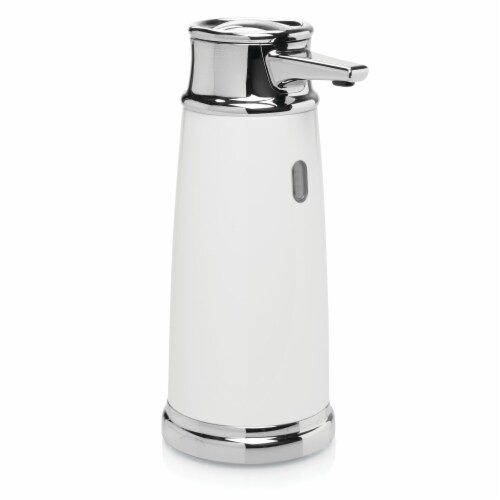 iDesign Euro Hands Free Soap Dispenser - White Perspective: front