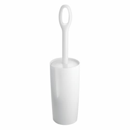 InterDesign Moda Bowl Brush - White Perspective: front