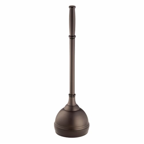 iDesign Kent Plunger Capsule - Bronze Perspective: front