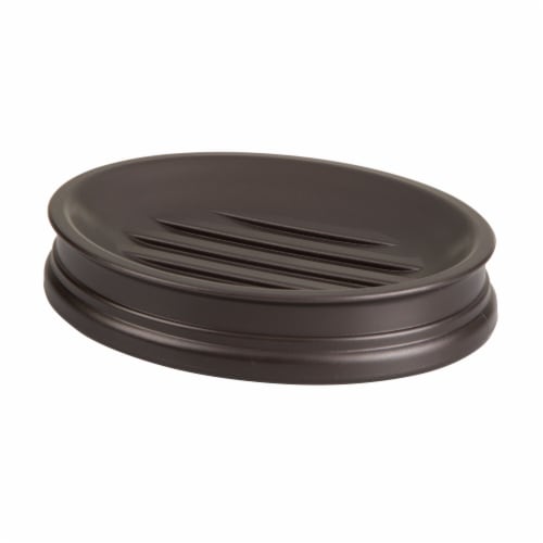 iDesign Kent Soap Dish - Bronze Perspective: front