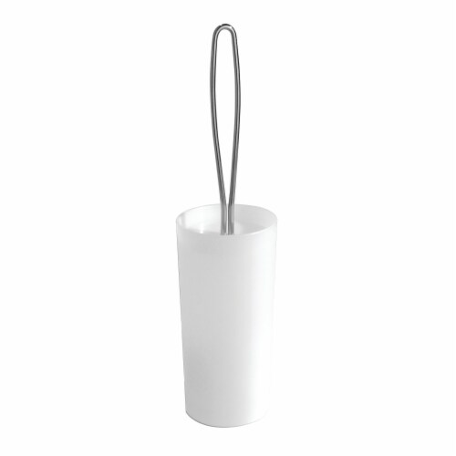 InterDesign Toilet Bowl Brush - Clear Perspective: front