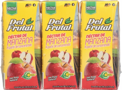 Del Frutal® Apple Nectar De Manzana Tetra Perspective: front