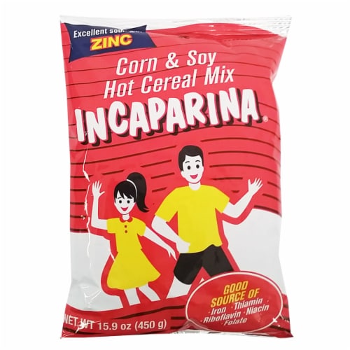 Incaparina® Corn and Soy Hot Cereal Mix Perspective: front