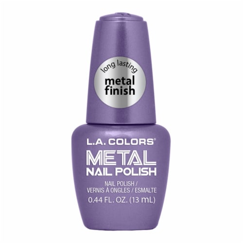 L.A. Colors Metal Nail Polish - Majestic Perspective: front