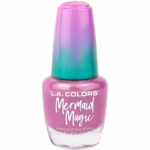 L.A. Colors Mermaid Magic Nail Pollish - Pink Pearl Perspective: front