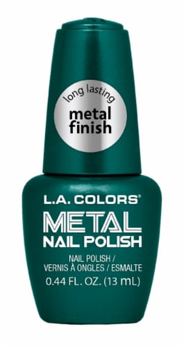 L.A. Colors Jaded Metal Nail Polish Perspective: front