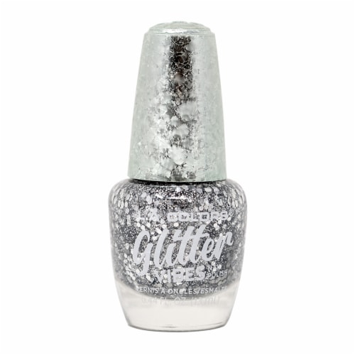 L.A. Colors Glitter Vibes Highkey Nail Polish Perspective: front