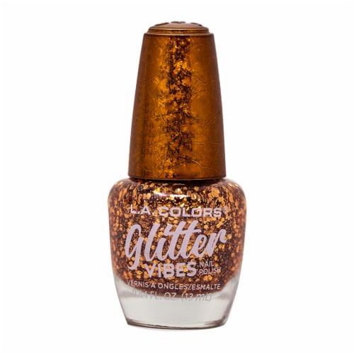 L.A. Colors Glitter Vibes Finesse Nail Polish Perspective: front