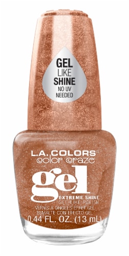 L.A. Colors Color Craze Birthday Suit Gel Shine Nail Polish Perspective: front