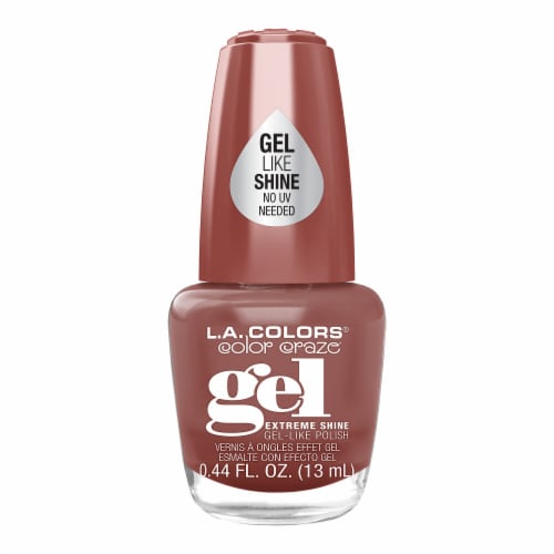 L.A. Colors Teddy Bare Gel Nail Polish Perspective: front