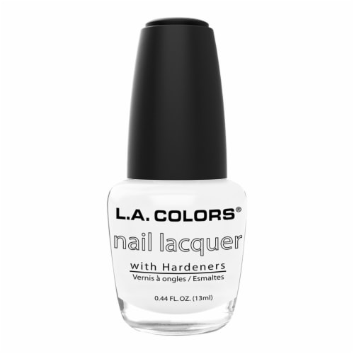 L.A. Colors French White Nail Lacquer Perspective: front