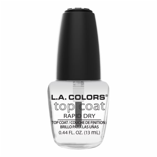 L.A. Colors Top Coat Nail Polish Perspective: front