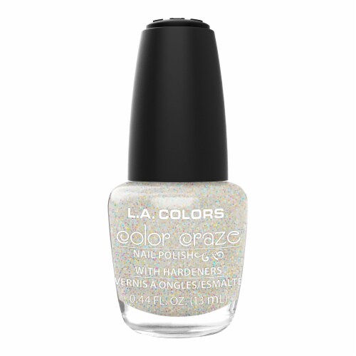 L.A. Colors Color Craze Sassy Sparkle Nail Polish Perspective: front