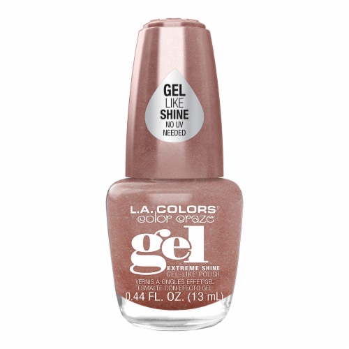 L.A. Colors Gel Shine Polish - Chateau Brown Perspective: front
