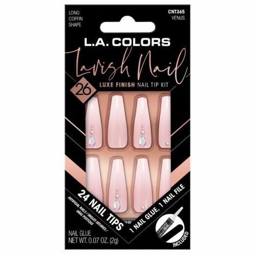 L.A. Colors Lavish Nail Venus Nail Kit Perspective: front