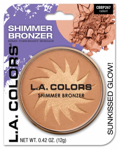 L.A. Colors Radiant Shimmer Bronzer Perspective: front