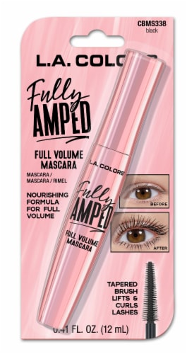 L.A. Colors Fully Amped Full Volume Black Mascara Perspective: front