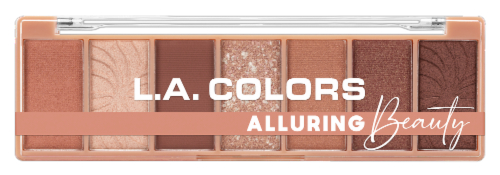 L.A. Colors Alluring Beauty Eyeshadow Palette Perspective: front