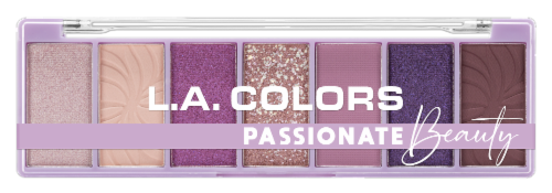 L.A. Colors Passionate Beauty Eyeshadow Palette Perspective: front
