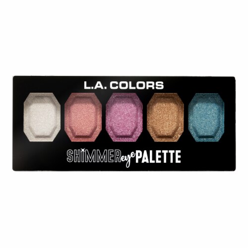 L.A. Colors Shimmer On Palette - Shine On Perspective: front