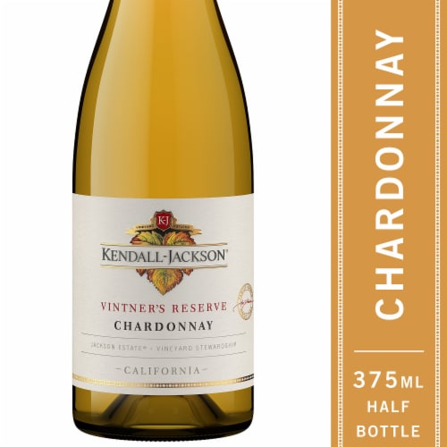 Kendall-Jackson Vintner's Reserve Chardonnay California White Wine Half Bottle Perspective: front