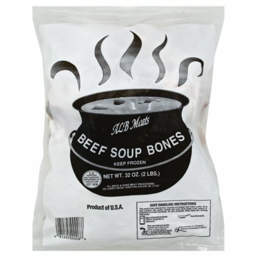 ALB Meats Beef Soup Bones Perspective: front