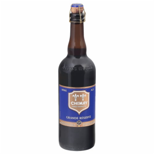 Chimay Ale Grande Reserve Beer Single Bottle Perspective: front