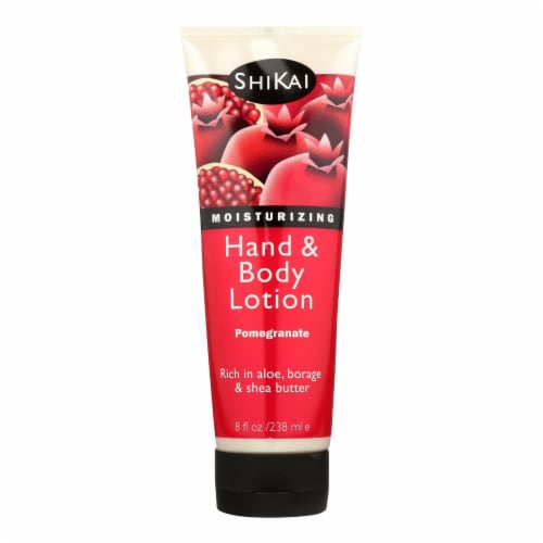 ShiKai Pomegranate Hand & Body Lotion Perspective: front