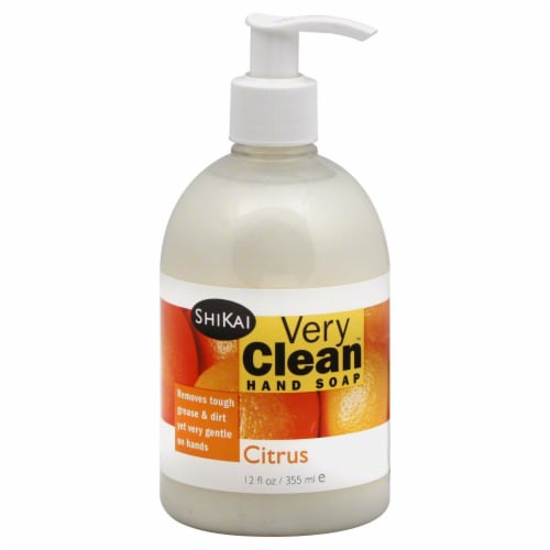 ShiKai Very Clean Citrus Liquid Hand Soap Perspective: front
