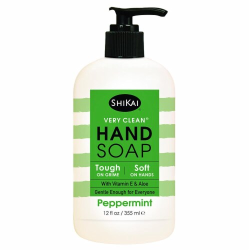 ShiKai Very Clean Peppermint Hand Soap Perspective: front