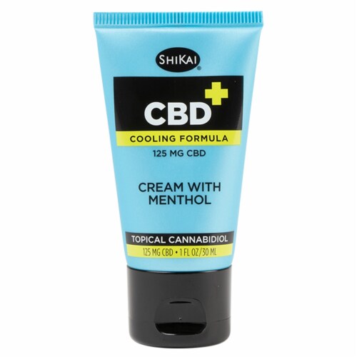 ShiKai® CBD Cream with Menthol 125mg Perspective: front