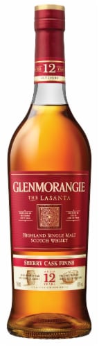 Glenmorangie The Lasanta 12 Year Highland Single Malt Scotch Whisky Perspective: front