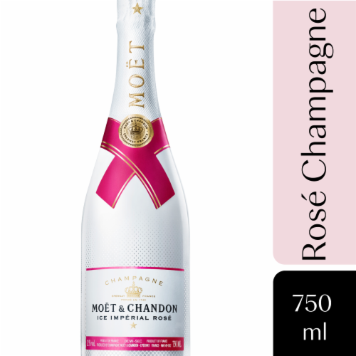 Moet & Chandon Ice Imperial Rose France Sparkling Wine Perspective: front