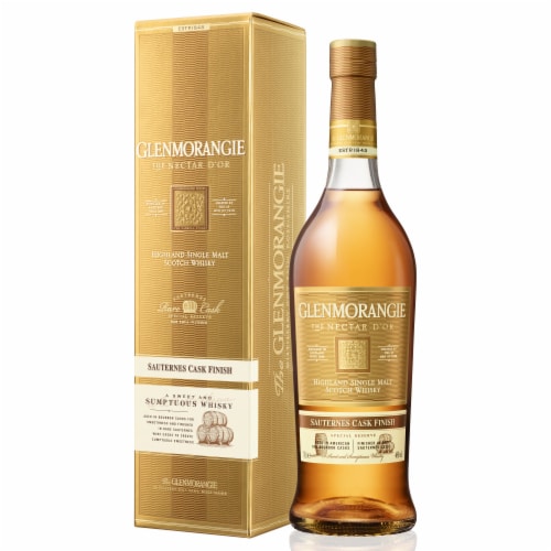 Glenmorangie The Nectar D'Or Sauternes Cask Finish Single Malt Scotch Perspective: front