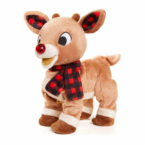 Kid's Preferred Rudolph Light Up Musical Animated 10 Inch Plush, 1 Unit