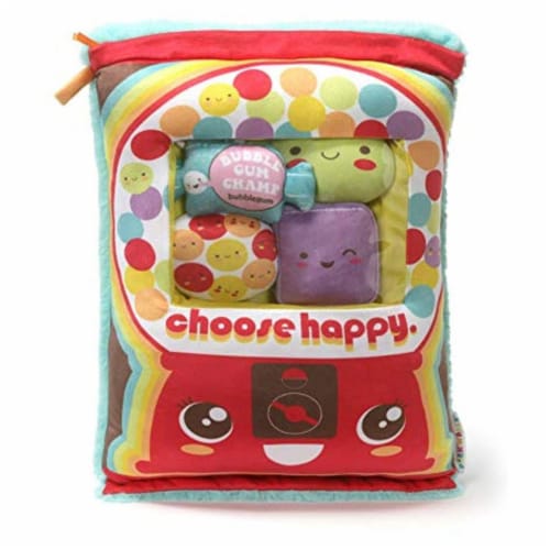 Peek'n Pal Gumball Machine 15 Inch Plush Figure Set Perspective: front