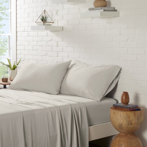 Serta Bamboo Sheet Set micro chip queen Perspective: front