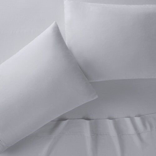 Serta CVC 500TC Cotton Solid Sheet Set micro chip full Perspective: front