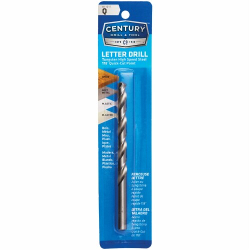 CENTURY DRILL TOOL Letter Q Drill Bit 11617 1 Mariano s