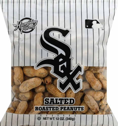 Hampton Farms Chicago White Sox Salted Roasted Peanuts Perspective: front